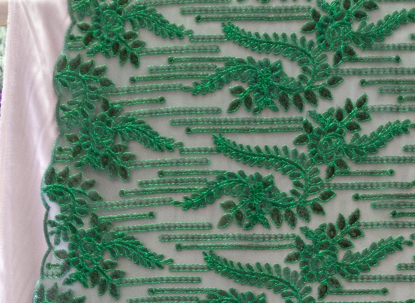 10 Colors, Embroidered Flower # Y-21-6-5