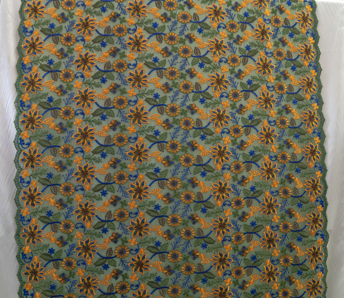 11 colors 3D Mixed Colors Embroidered Flowers # 22EMB010