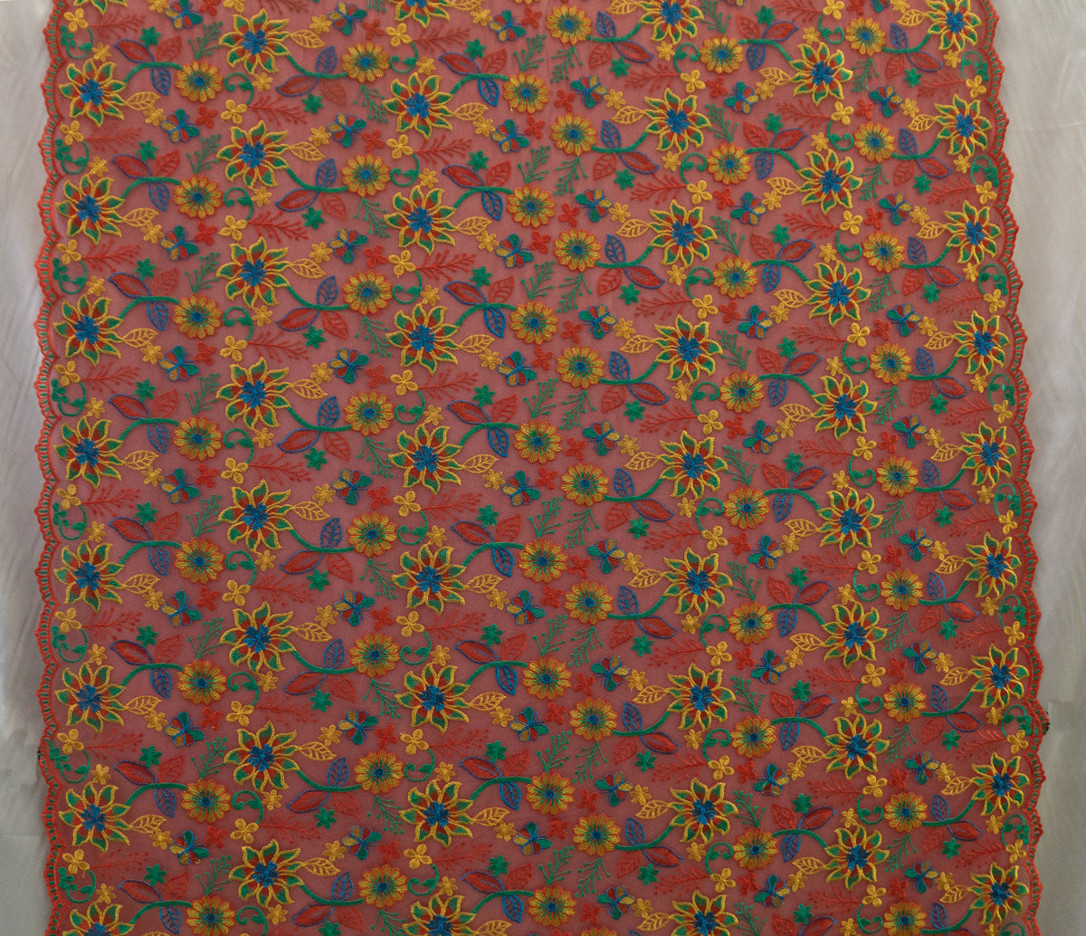 11 colors 3D Mixed Colors Embroidered Flowers # 22EMB010