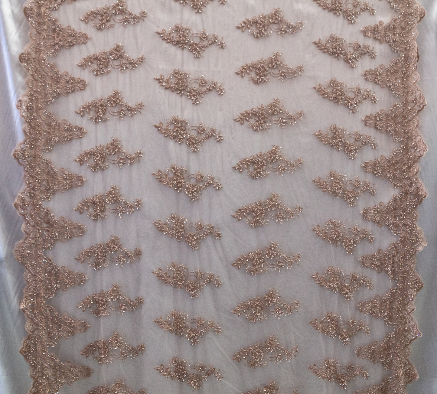 17 Colors, Embroidered Lace With Beads And Sequins # HT 1027