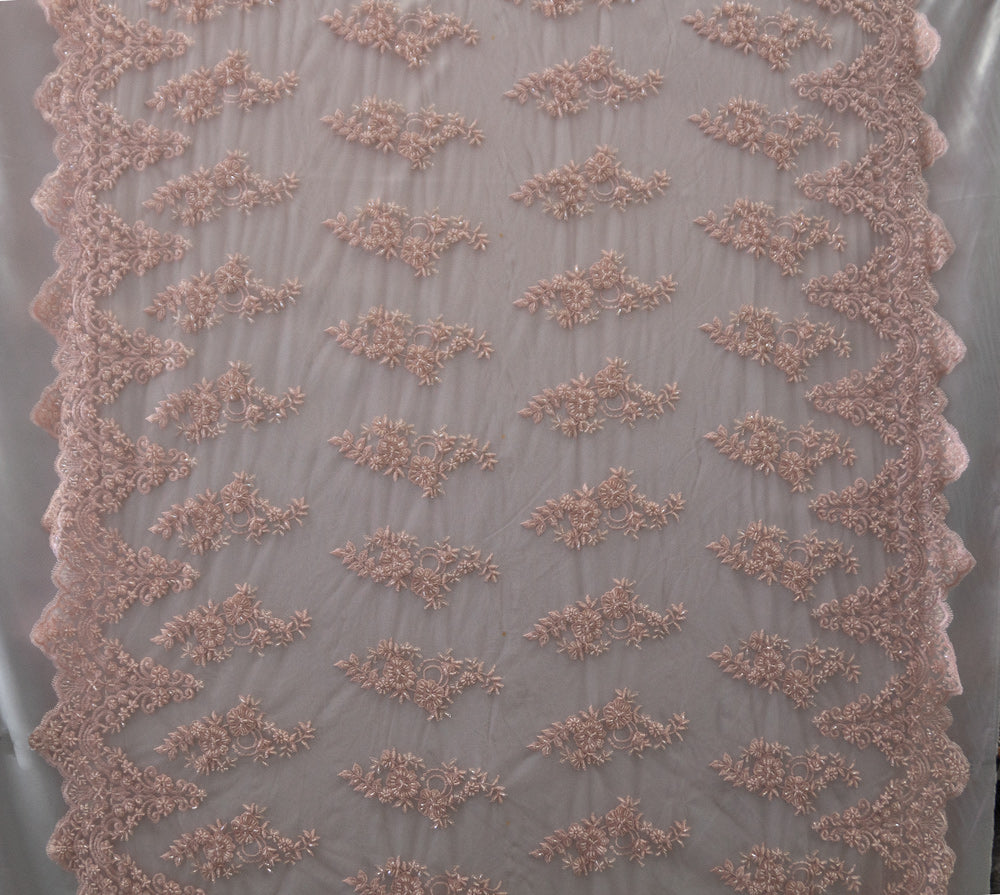 17 Colors, Embroidered Lace With Beads And Sequins # HT 1027