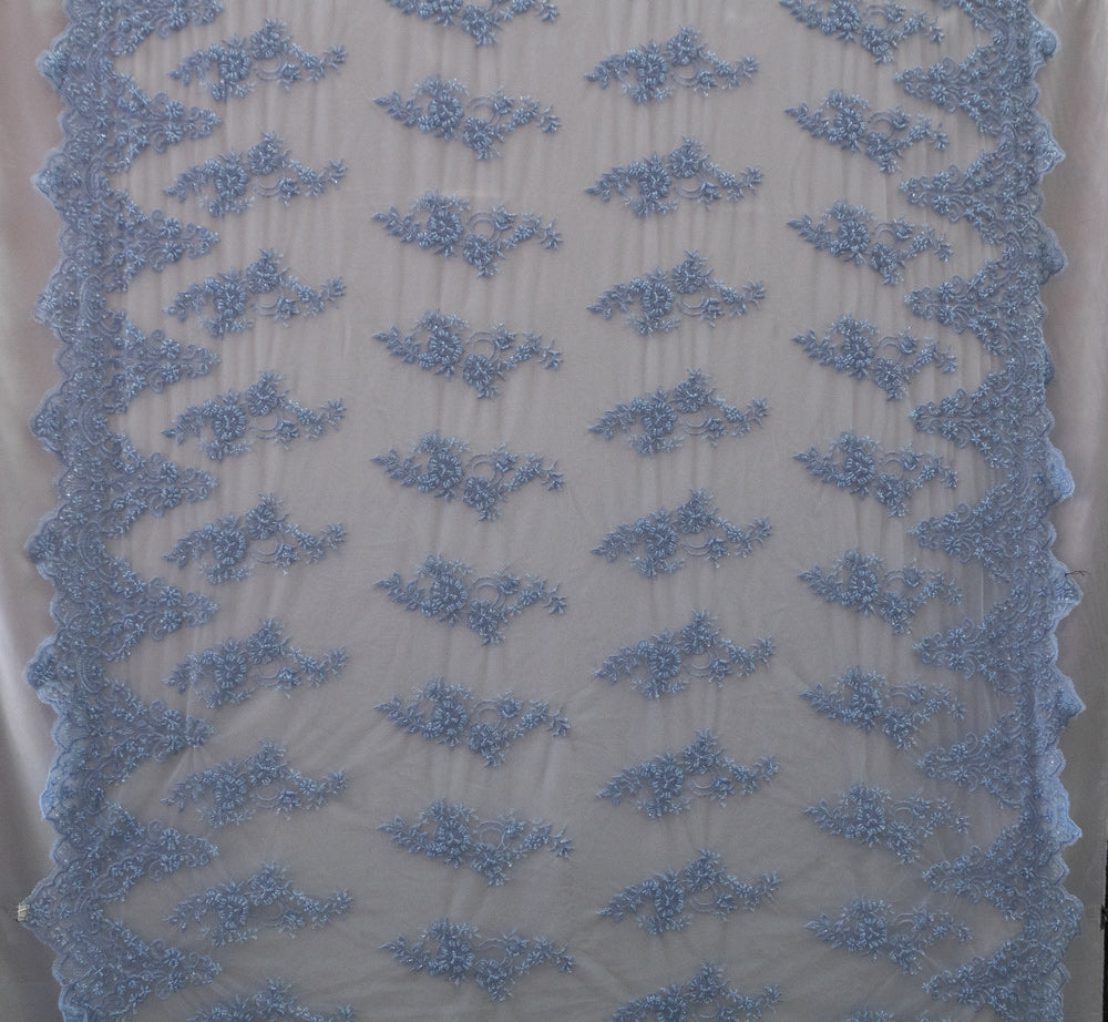 17 Colors, Embroidered Lace With Beads And Sequins # HT 1027