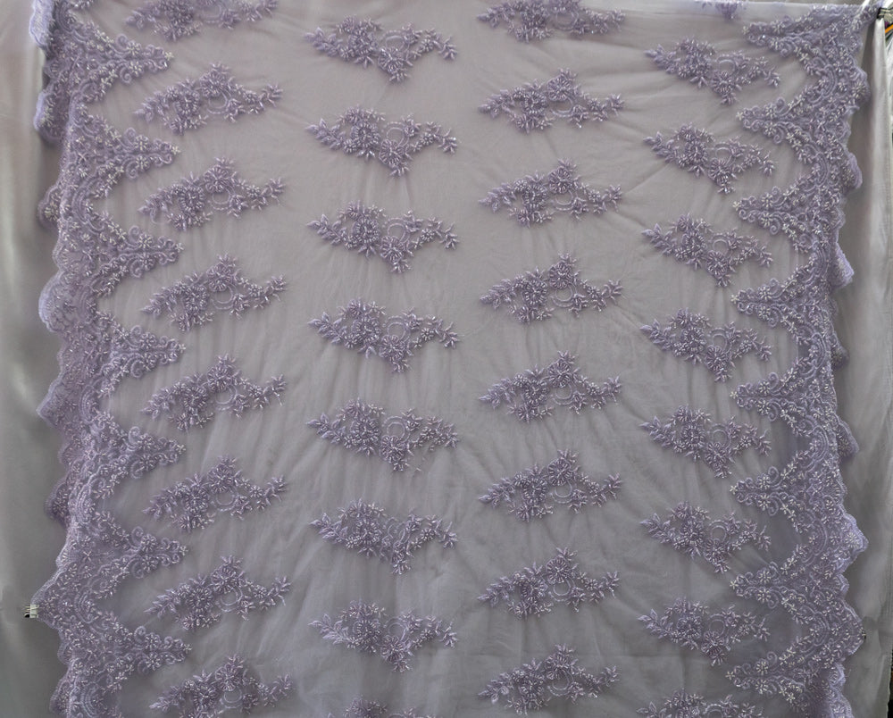 17 Colors, Embroidered Lace With Beads And Sequins # HT 1027
