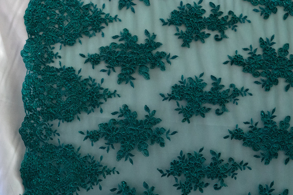 12 Colors, Embroidered Flower # UNI 2021-4