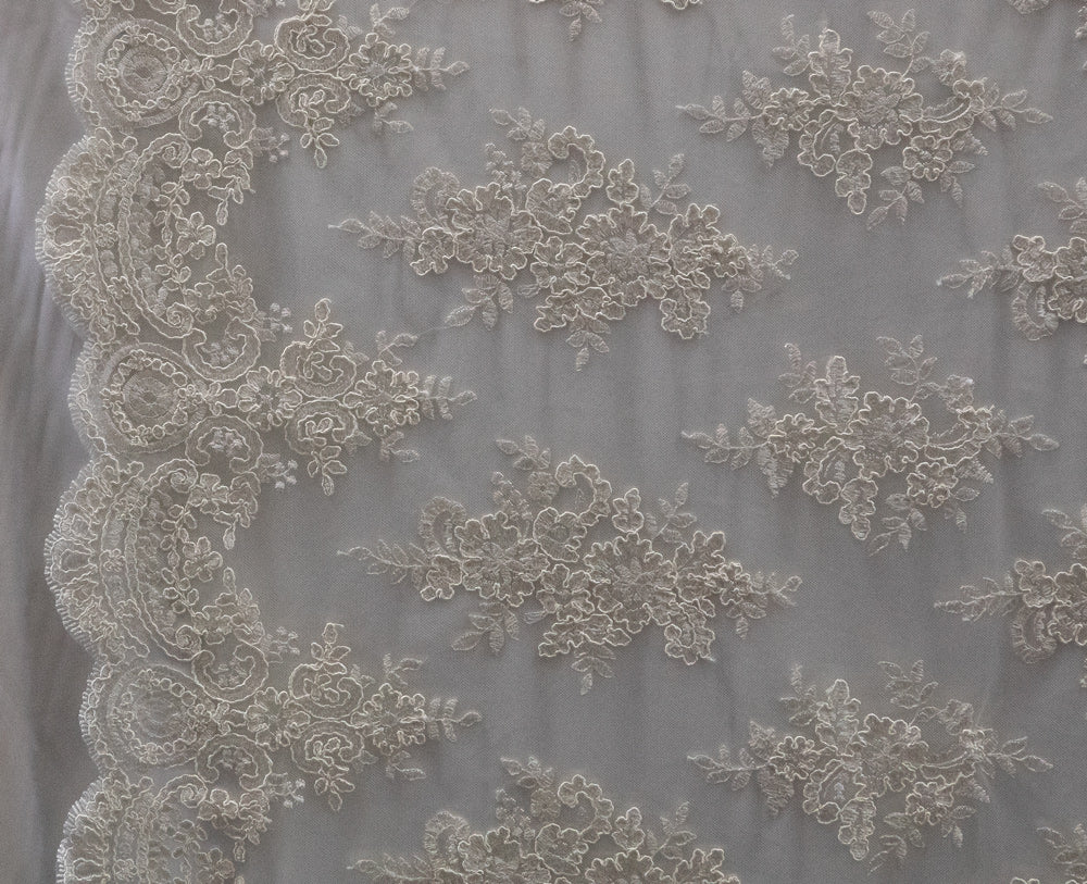 17 Colors, Embroidered Flower Lace # 92023