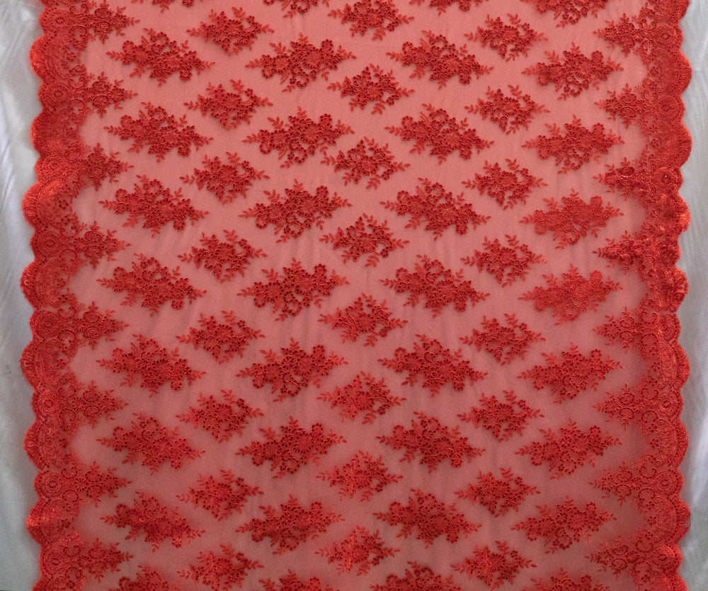 17 Colors, Embroidered Flower Lace # 92023