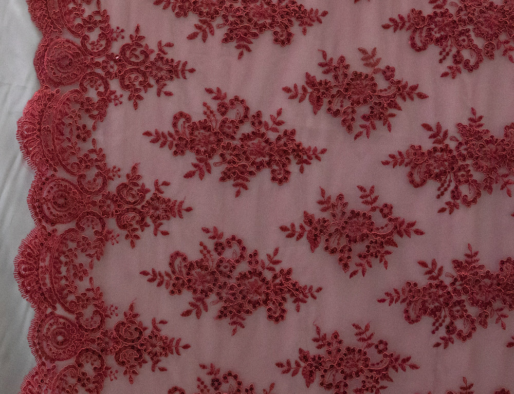 17 Colors, Embroidered Flower Lace # 92023