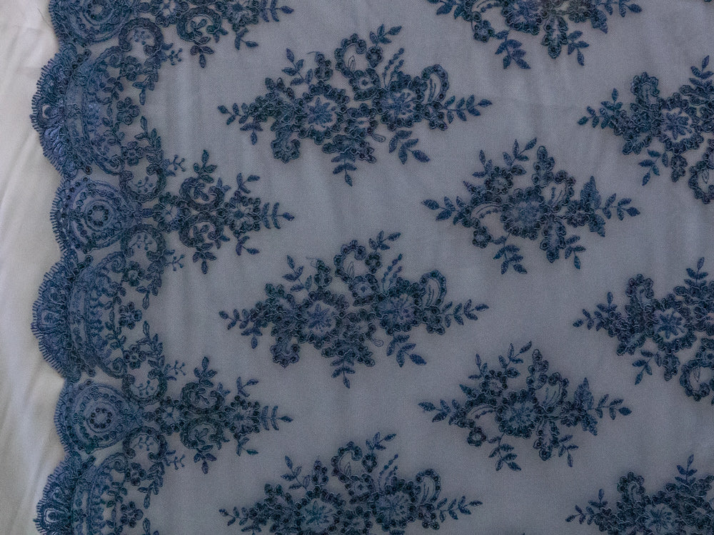 17 Colors, Embroidered Flower Lace # 92023