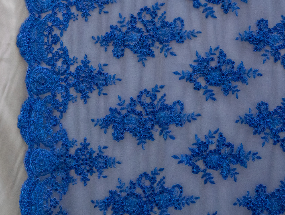 17 Colors, Embroidered Flower Lace # 92023