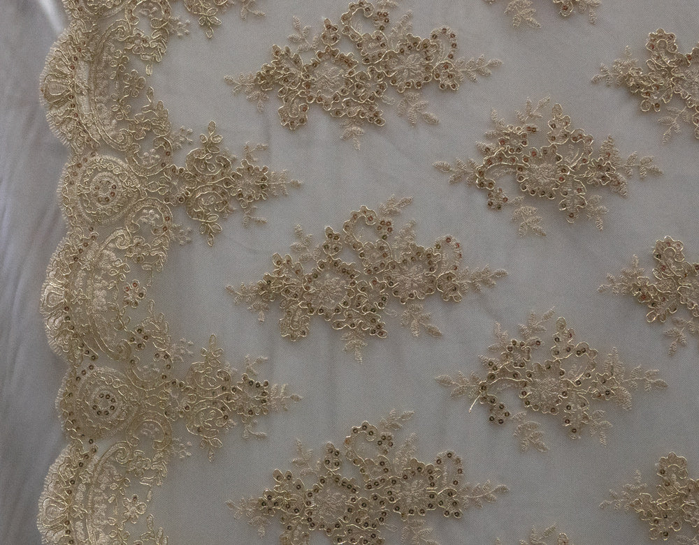 17 Colors, Embroidered Flower Lace # 92023