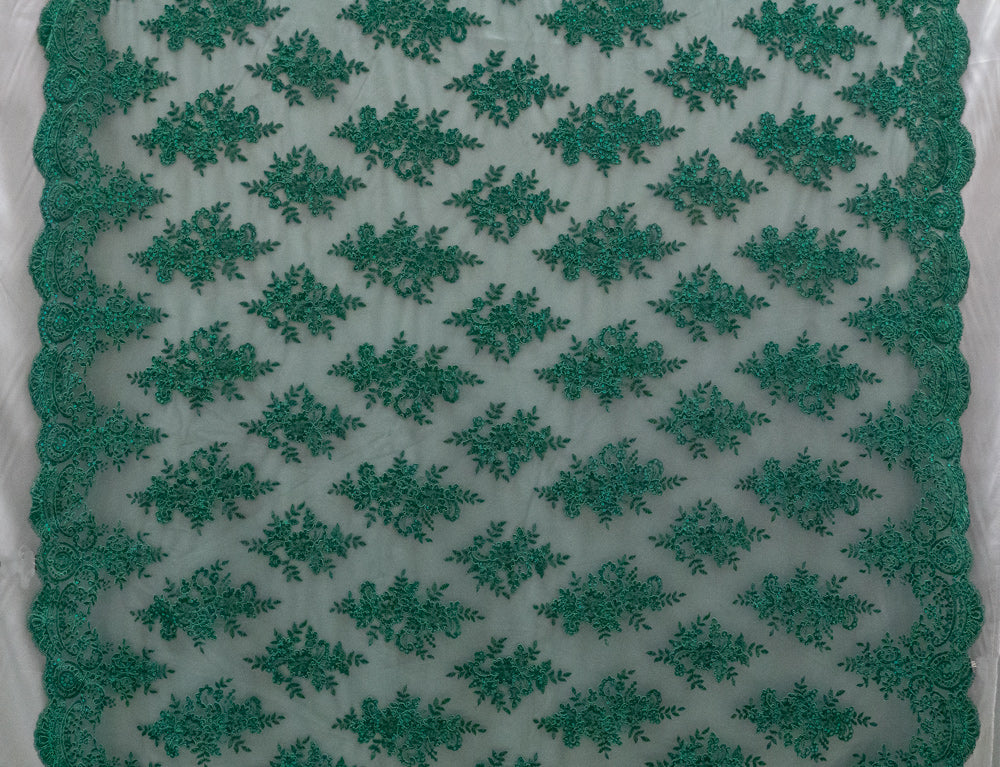 17 Colors, Embroidered Flower Lace # 92023