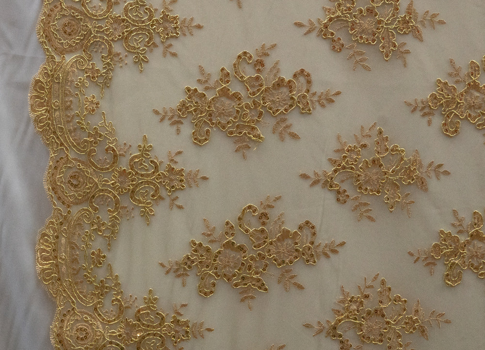 17 Colors, Embroidered Flower Lace # 92023