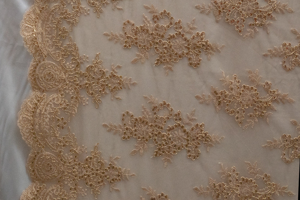 17 Colors, Embroidered Flower Lace # 92023