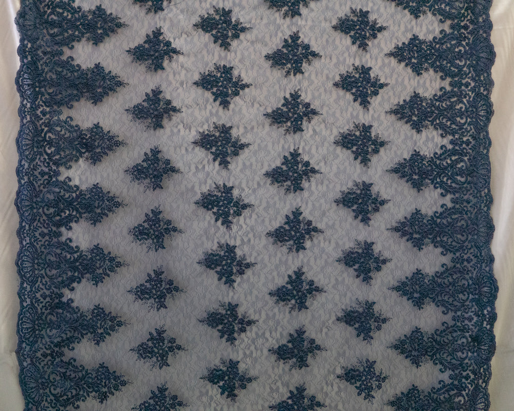 11 Colors, Embroidered Flower Lace # 92028