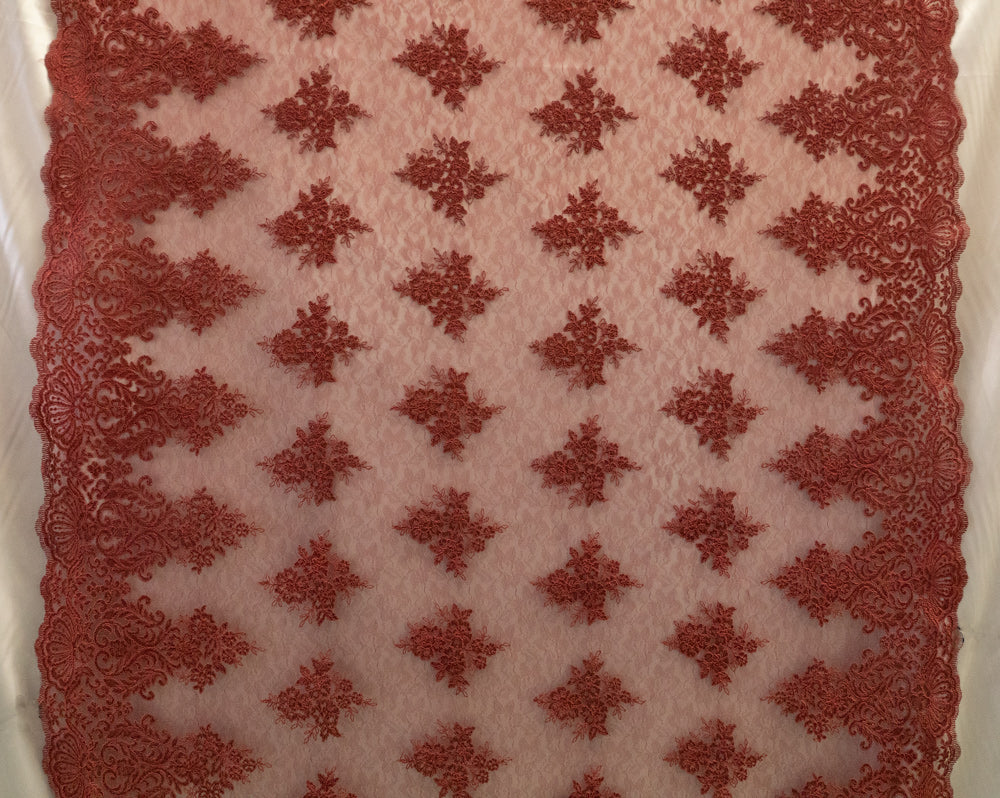 11 Colors, Embroidered Flower Lace # 92028