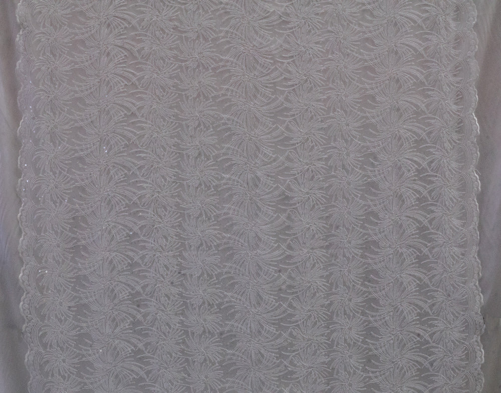 3 Colors, Universe Lace Fabric Bridal Veil Corded Flowers # Y 21-6-3