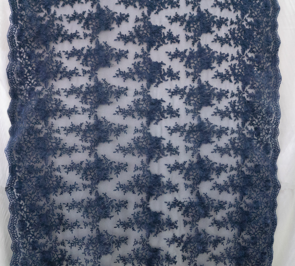 10 Colors, Universe Lace Fabric Bridal Veil Corded Flowers # UNIGR R-255