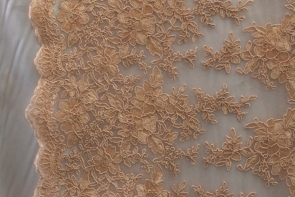 10 Colors, Universe Lace Fabric Bridal Veil Corded Flowers # UNIGR R-255