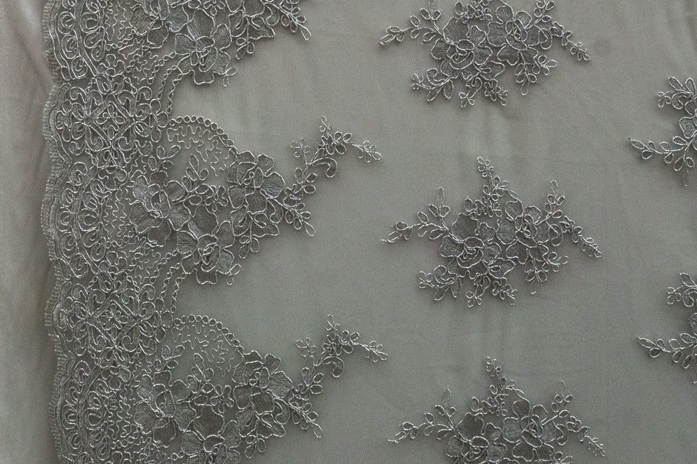 6 Colors, Embroidered Flower Lace # UN 1027