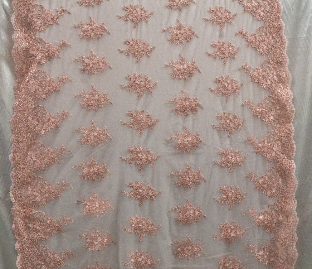 6 Colors, Embroidered Flower Lace # UN 1027