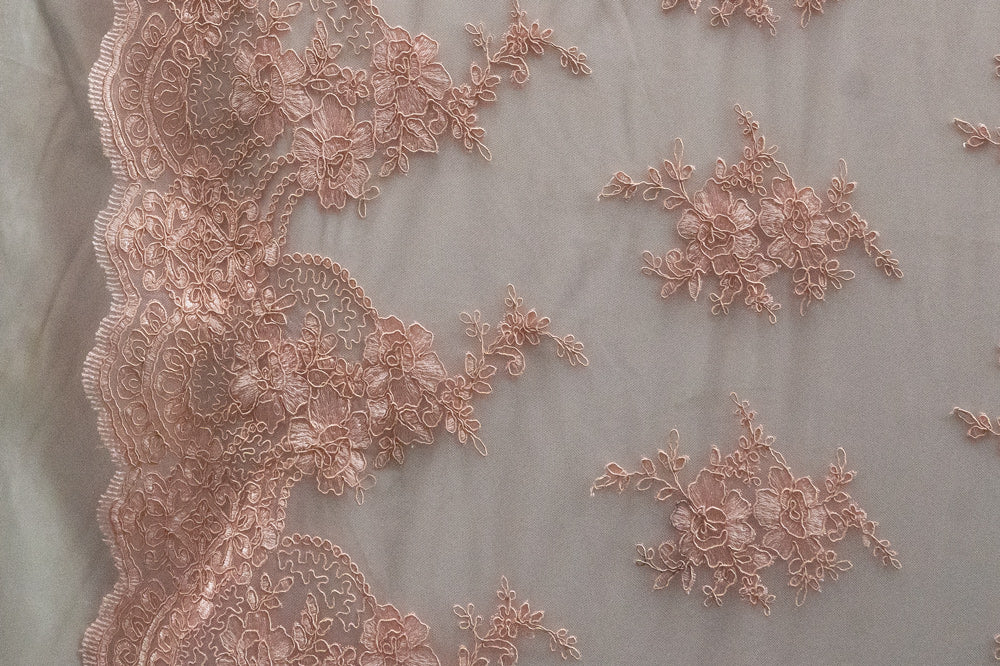 6 Colors, Embroidered Flower Lace # UN 1027