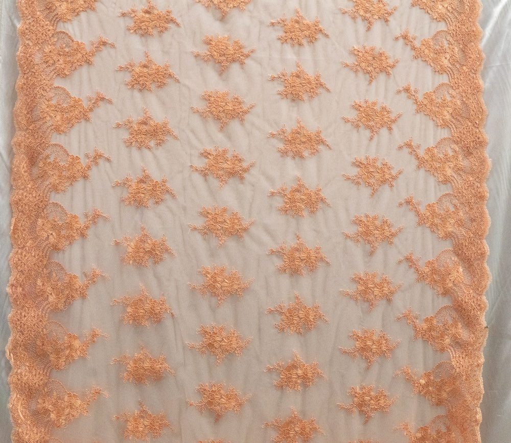 6 Colors, Embroidered Flower Lace # UN 1027