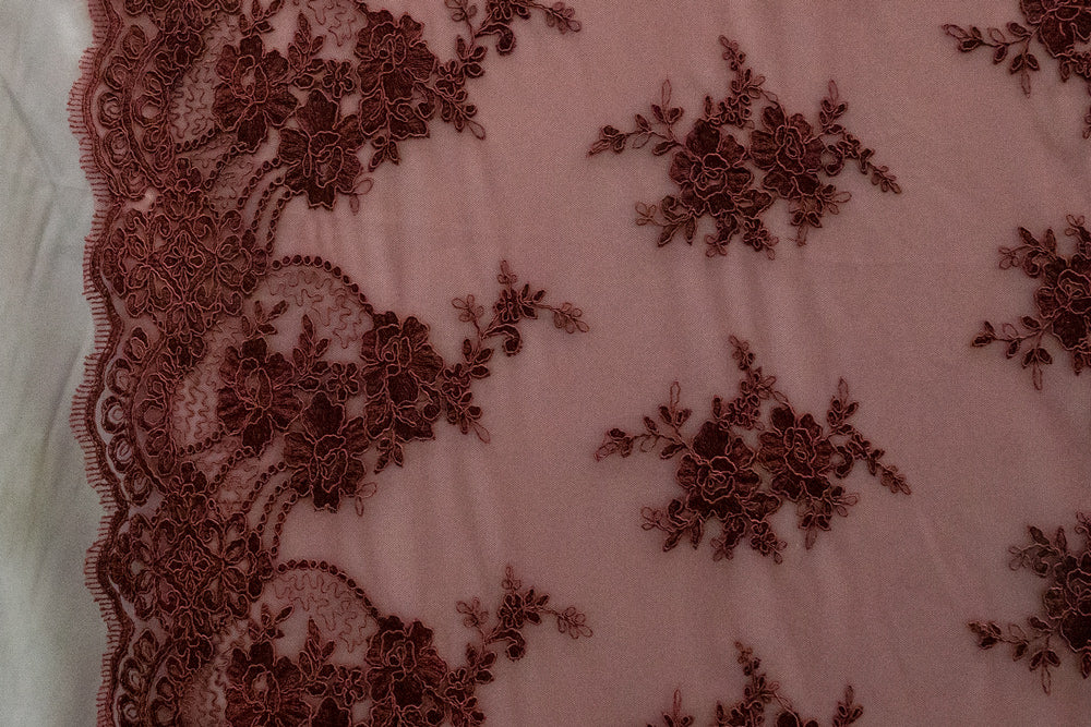 6 Colors, Embroidered Flower Lace # UN 1027
