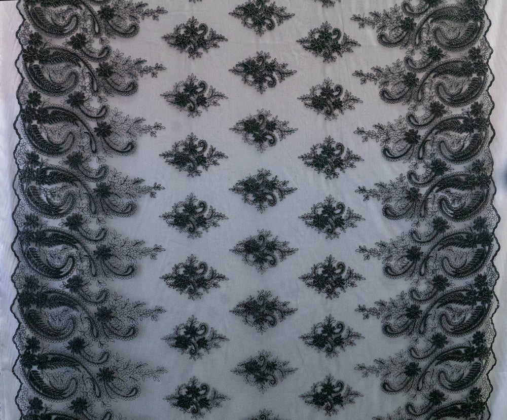 7 Colors, Embroidered Flower Lace # JH 1912-47