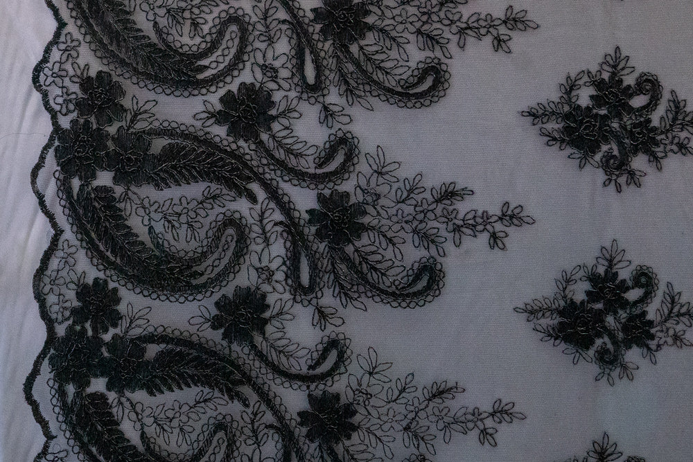 7 Colors, Embroidered Flower Lace # JH 1912-47