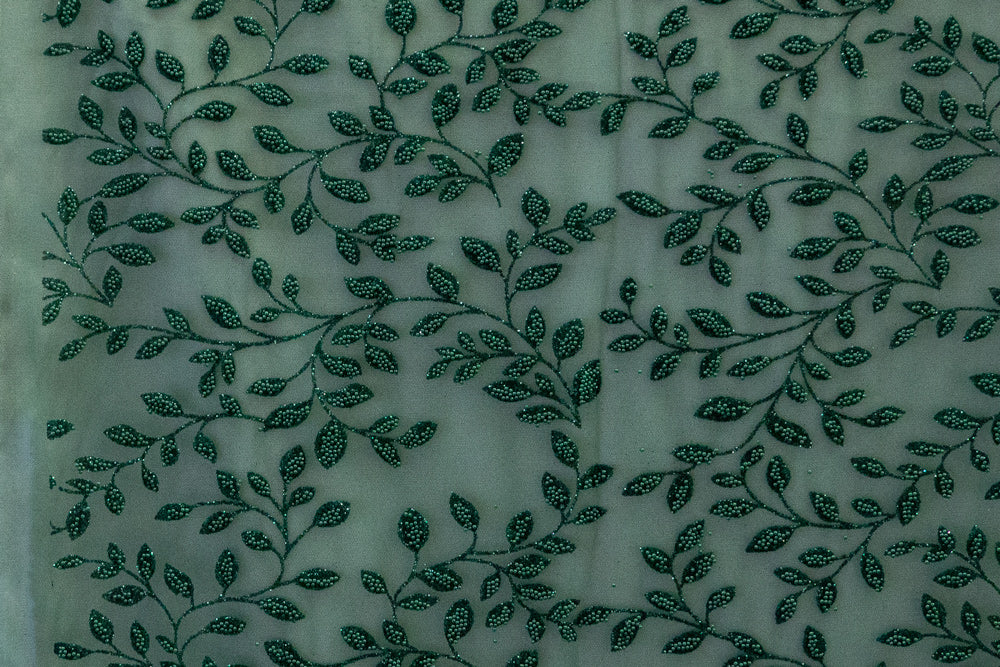 8 Colors, Embroidered Lace With Beads # MH 289