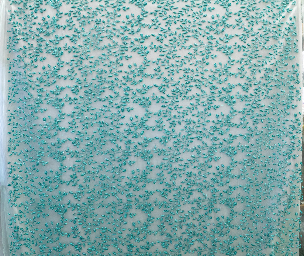8 Colors, Embroidered Lace With Beads # MH 289