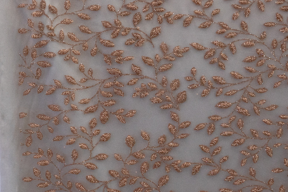 8 Colors, Embroidered Lace With Beads # MH 289
