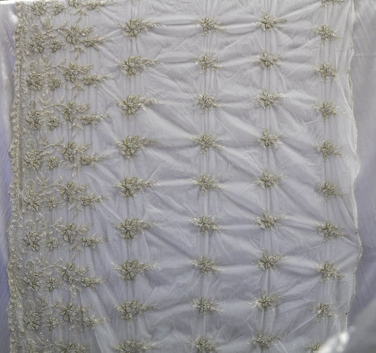 Embroidered Lace With Beads  #  90068 C