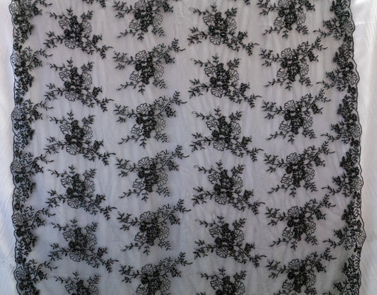 Embroidered Lace With Beads   #  UNI 5252