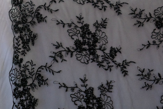 Embroidered Lace With Beads   #  UNI 5252