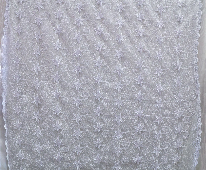 Embroidered Flower Lace # 20220629
