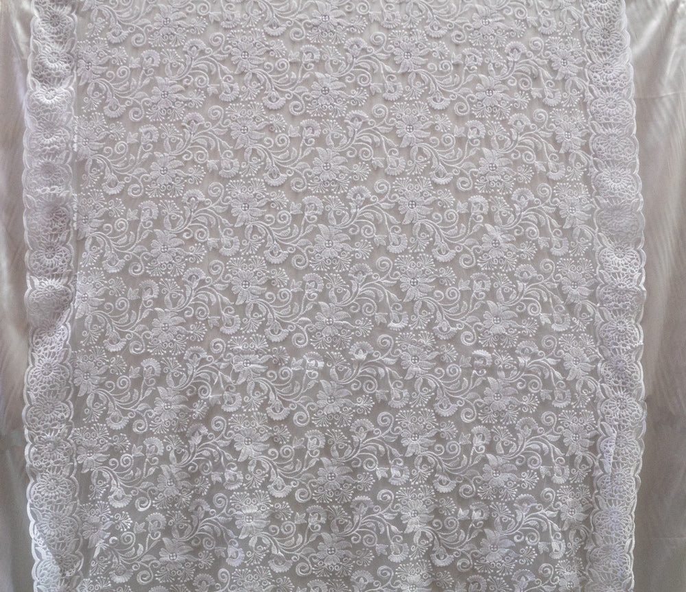 Embroidered Flower Lace # Y 21-6-8
