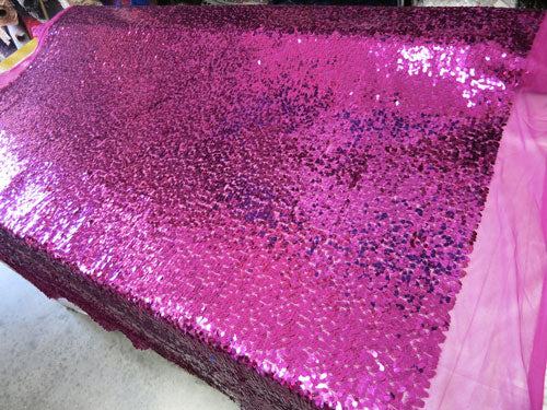 All over Teardrop Sequin Fabric # 00356