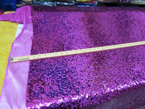 All over Teardrop Sequin Fabric # 00356