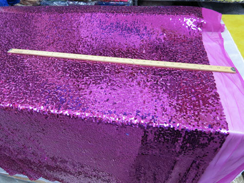 All over Teardrop Sequin Fabric # 00356