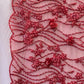 3 Colors, 3D Floral Bridal Beaded Fabric Heavily Embroidered Mesh for Bridal Gowns  # TW OR 18