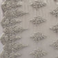3 Colors, Heavy Hand Beaded Embroidered Flowers  UNAN 2201