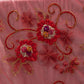 4 Colors, Embroidered Lace with 3D  Flowers # SG 1905