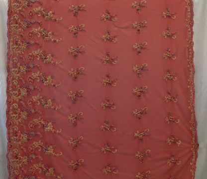 Universe Lace  Fabric Bridal Veil Corded Flowers # SG 3218