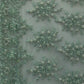 5 Colors, Coral Beaded Floral Bridal Lace Flower # UNIGR-H140