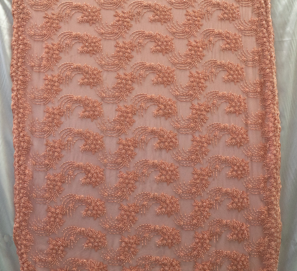 4 Colors, Heavy Hand Beaded Embroidered Flowers  # UNIGR-H161