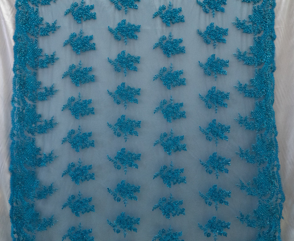 5 Colors, Embroidery Sequins With Beads  # UNI1029BE