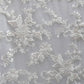3 Colors, Universe Lace  Fabric Bridal Veil Corded Flowers # 19EMB023