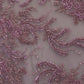 Embroidered Lace With Beads   #  H 141R