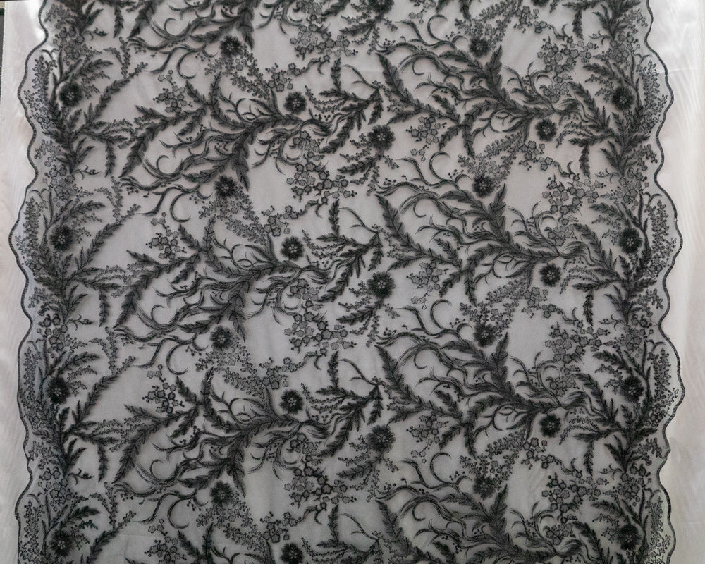 Universe Lace  Fabric Bridal Veil Corded Flowers # 15SEQ256K